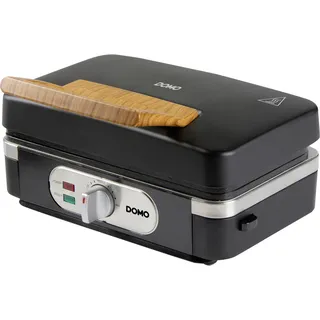 DOMO SANDWICH-WAFFEL-GRILL 3-IN-1 INKY BLACK Sandwichmaker Schwarz
