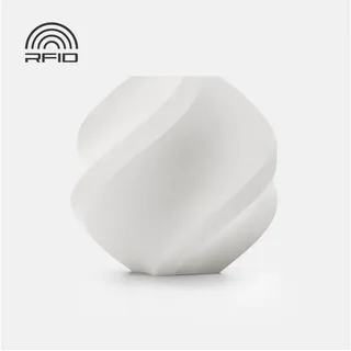 Bambu Lab Matte PLA 3D-Drucker-Filament, glatte matte Oberfläche, PLA 3D-Druck-Filament, kein Verziehen und Verheddern, AMS-kompatibles 3D-Druckmaterial mit Spule, 1kg Elfenbeinweiß