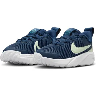 Nike Star Runner 4 Baby/Toddle für Kinder, blau, Größe 23 1⁄2 - midnight navy/volt tint-dusty cactus 23.5