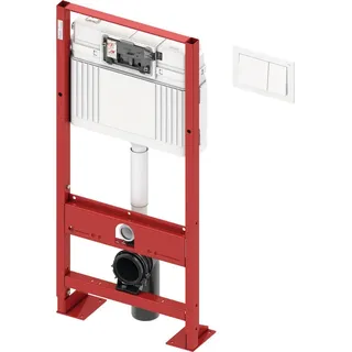 TECE base WC-Set mit Betätigungsplatte base weiß, Bauhöhe 1120 mm