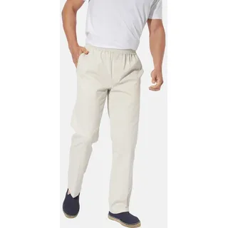 Schlupfhose BABISTA "Hose PARIELLA", Herren, Gr. 52, N-Gr, grau (wollweiß), Obermaterial: 98% Baumwolle CO. 2% Elasthan EL., regular fit, Hosen Schlupfhose, aus Stretch-Qualität