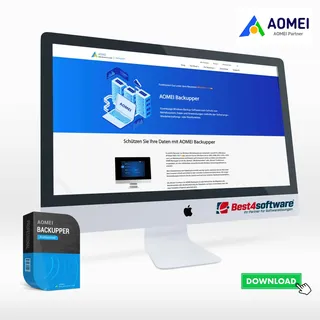 AOMEI Backupper Professional Edition 1 PC / Aktuelle Version