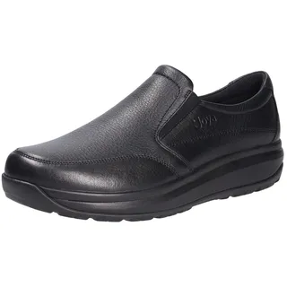 Joya Traveler II Black II Slipper, Full Grain Leather/ Textile, Senso-Sohle, Kategorie Emotion 189cas für Herren, schwarz - Gr.: 44 1/3