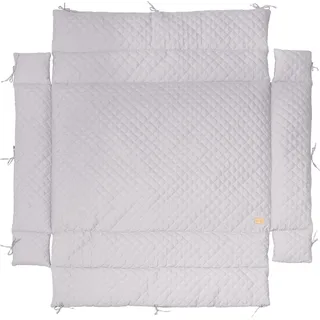 roba Baumann Laufgittereinlage Roba 96 x cm Stoff Grau