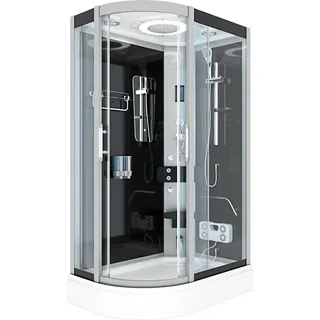 AcquaVapore Dusche Duschkabine D60-73T3L-EC 120x80 cm mit 2K Scheiben Versiegelung