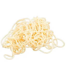 Spaghetti gekocht natur 100g 20 cm hoch Lebensmittelattrappe Fake Food Attrappe