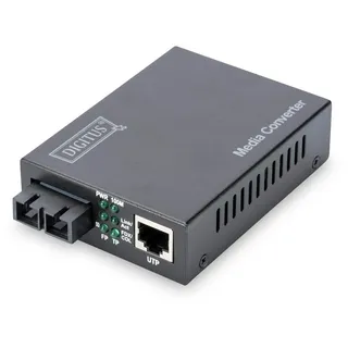 Digitus Fast Ethernet Medienkonverter, RJ-45/SC