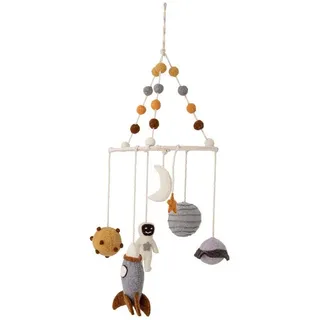 Bloomingville Iduna Mobile, Grau, Wolle