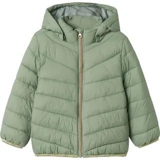 NAME IT Mädchen Nmfmonay Jacket Pb Steppjacke, Grün, 92 - 92