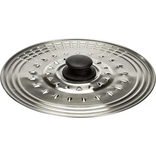 Ibili 714227 Mehrzweck-Deckel Prisma 22-26 cm aus Edelstahl, silber