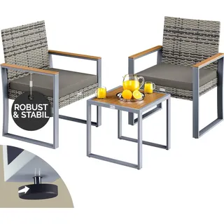 CASARIA Balkonset 2-tlg. Grau