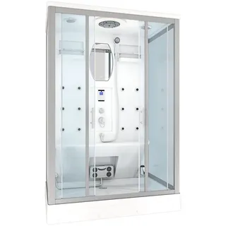 AcquaVapore Dusche Duschkabine D27-eh-ec-ea Duschtempel Sauna 140x90 Cm Mit 2k Scheiben Versiegelung