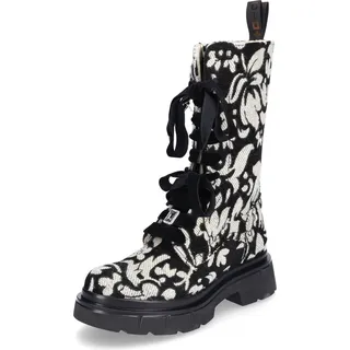 GIO+ Halbschaftstiefel Schwarz weiß