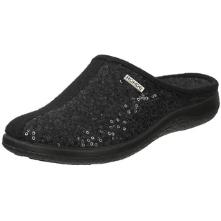 ROHDE Bari Schuhe Damen Hausschuhe Pantoffeln Softfilz Weite G, Größe:39 EU,