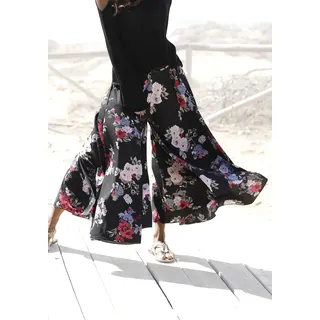 LASCANA Hosenrock Damen Bedruckt Schwarz 48