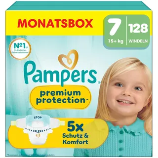 Pampers Premium Protection Gr. 7 (15+ kg) 128 St.