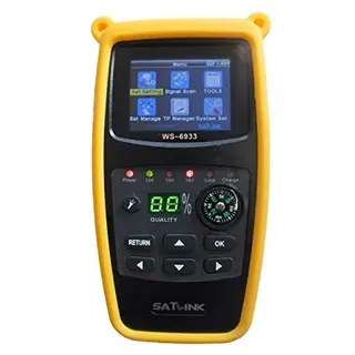 Digital Sat Messgerät DVB-S/S2 SAT Satlink WS-6933 HD gelb/schwarz