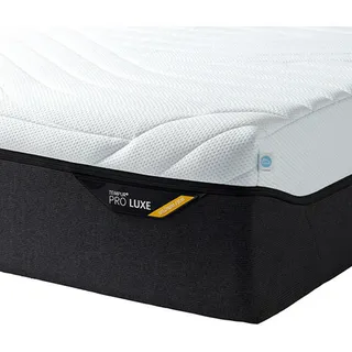 Tempur Matratze Pro Luxe® Coolquilt, Weiß, Textil, 100x200 cm, Made in Denmark, Über- und Sondergrößen erhältlich, Bezug abnehmbar/waschbar, für Hausstauballergiker geeignet, verstellbare Lattenroste schadstoffgeprüft, alternative Größen rundum abnehmbar, orthopädische Matratze, Schlafzimmer, Matratzen Shop, Matratzen, Viscoschaummatratze