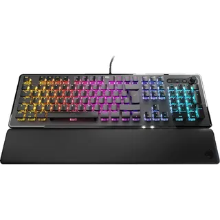 Roccat Vulcan II, taktiler brauner Schalter, Gaming Tastatur, Titan Switch Mechanical taktil, kabelgebunden, Schwarz