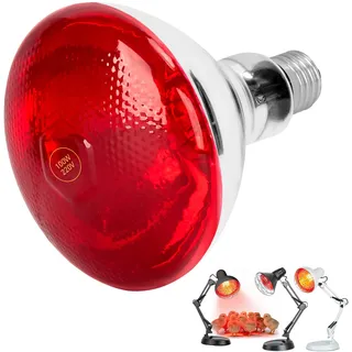 Cozion Rotlichtlampe 150 Watt Wärmelampe Birne Infrarotlampe Rotlichtlampe Infrarotlicht Wärmelampen
