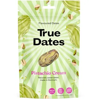 True Dates - Pistachio Cream | natürlich aromatisierte Datteln | Pistaziencreme | 100 g