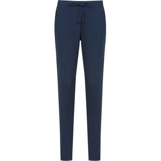 MEY Damen, Pyjama, Tessie Schlafanzug Hose, Blau, M