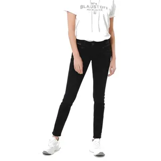 Herrlicher Gila Slim Reused Denim Black Jeans - Skinny fit - in Schwarz - W27