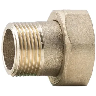 Barberi Verschraubung mit beweglicher Überwurfmutter und Flachdichtung G 1'' AG-G 1 1/4'' ÜWM