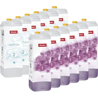 Miele Set UltraPhase 1 und 2 FloralBoost (12 Flakons) - Jahrespackung