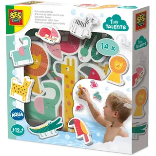 SES Creative Badespielzeug Schaumtier 14er-Pack