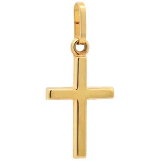 HOPLO Kreuzanhänger Kettenanhänger Gold Anhänger Kreuz massiv 333 - 8 Karat Gold, Made in Germany