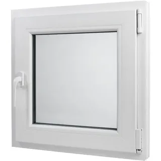 Bravo Kunststoff Fenster Dreh/Kipp 50 cm x 50 cm weiß