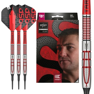 Target Nathan Aspinall G2 95% Dartpfeile mit Kunststoffspitze Softdarts 18 Gramm