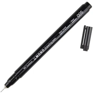 Tombow MONO drawing pen 005 Fineliner schwarz 0,2 mm, 1 St.