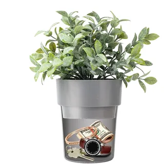 Umleitungssichere Blumentopf, Geldversteck Geheimdose, Blumentopf Umleitungs Tresors, Versteckter Schlüsselsafe, Für Geld Schmuck Uhren Schlüssel Uvm. Schlüsselversteck Für Draußen, Garten, Zuhause