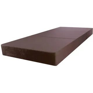 Stillerbursch® Klappmatratze Studio 15cm | Gästematratze Faltmatratze Notbett | Mikrofaser | Made in Germany | Ökotex 100 | 3-teilige Faltmatratze | Abnehmbarer Bezug | 70x195