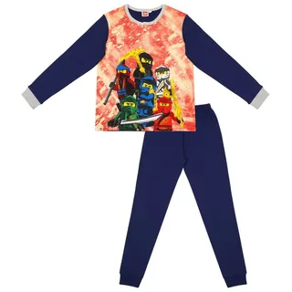 LEGO Ninjago Schlafanzug Pyjama Jungen (Blau, 146) - 146