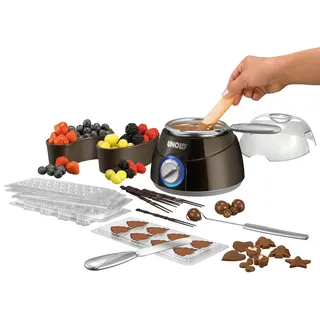 Unold Chocolatier Weihnachtsedition 48967 bk, Schmelztiegel, 0,25 l, Braun,