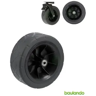 TRIZERATOP Ersatzrad für Bollerwagen 19x7 cm schwarz