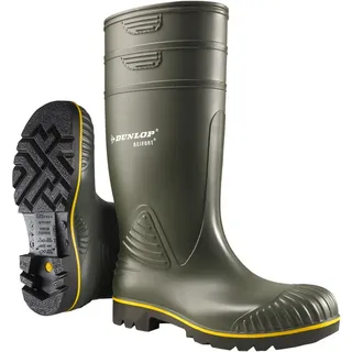 Dunlop Acifort Heavy Duty Gummistiefel Grün 40