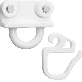 Gardinengleiter 24 Stück passend für IKEA KVARTAL Gardinen System Ersatz Rollen Einsätze