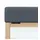 90 x 190 - 100 x 200 cm gray deep
