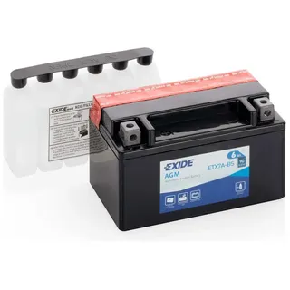 Exide Etx7a-bs Agm-batterie - Black - One Size