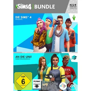 Electronic Arts Die Sims 4 Bundle: Basisspiel + An die Uni! (Code in a Box) (PC)