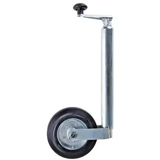 PRO PLUS Stützrad 48 mm Metallfelge mit Vollgummireifen 200 x 50 mm