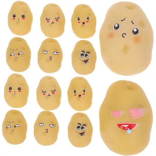 VALICLUD 24stücke Künstliche Kartoffeln Realistisches Miniaturgemüse Süße Winzige Kartoffeln Simuliertes Gemüse Für Dekoration Kleine Kunstgemüse Für Partydekoration