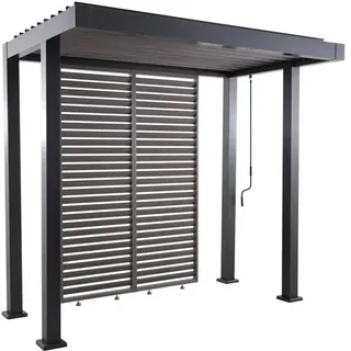 MWH Das Original Pavillon Grillzebo 259,5 x 154 cm grau