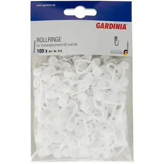 GARDINIA Rollringe Weiß 100-er Pack