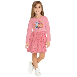 United Labels® A-Linien-Kleid Paw Patrol - Skye & Everest rosa 110-116