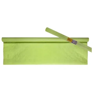 IDENA Tischdecke Damast-Tischtuch 1m x 10m Grün